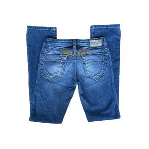 low rise y2k robin’s jean